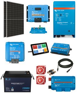 12V Conversion 900W Solar, 1600W Multiplus & 230A Fogstar Lithium