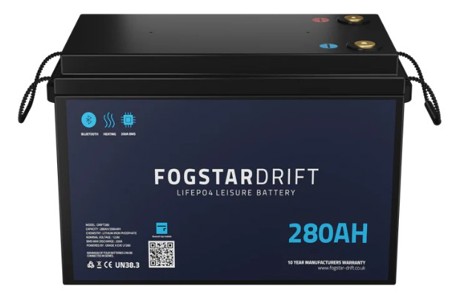 Lithium Leisure Battery - Fogstar Drift 12v 280Ah