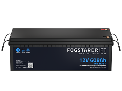 Lithium Leisure Battery - Fogstar Drift 12v 608Ah